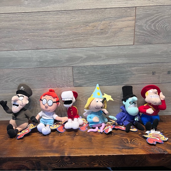 1999 ROCKY & BULLWINKLE and FRIENDS - Collectible Plush Dolls with TAGS (6) READ - Picture 1 of 7